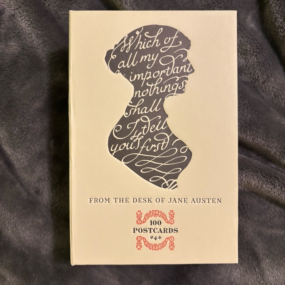 Box of 99 Unused Postcards - Jane Austen Quotes